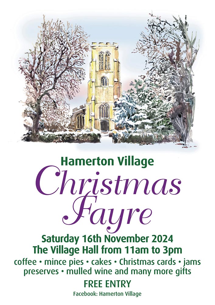 Hamerton Xmas Fayre poster 24