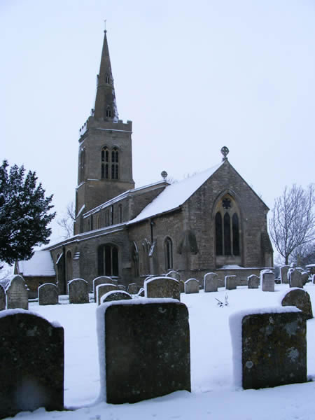 Great Gidding in the snow March 08