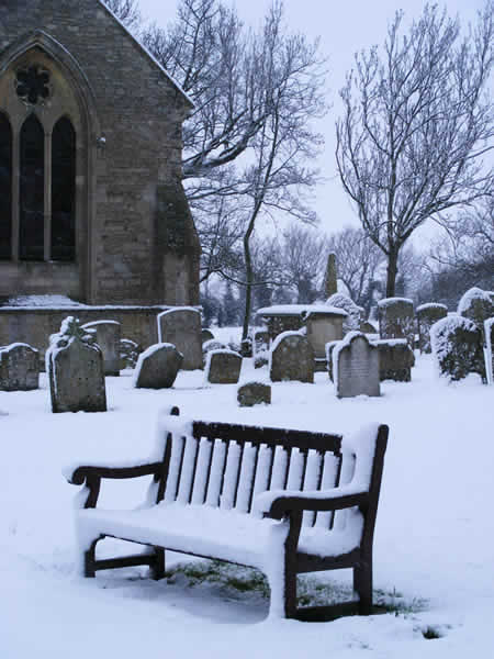 Great Gidding in the snow March 08