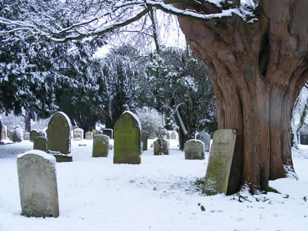 Great Gidding in the snow March 08